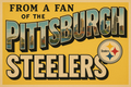 Pittsburgh Steelers Football Fan Club Refrigerator Magnet 4x6 in
