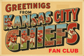 Kansas City Chiefs Football Fan Club Refrigerator Magnet 4x6 in